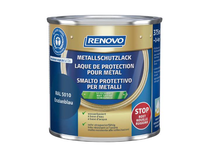 Renovo Metallschutzlack Blau 375 ml