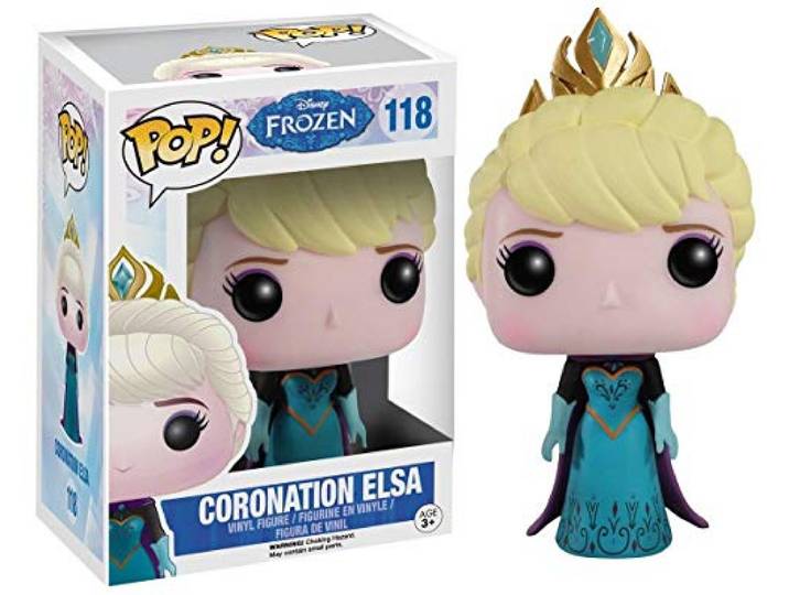Funko - Figurine Disney - La Reine des Neiges (Frozen) - Elsa Couronnement Pop 10cm - 0849803048327