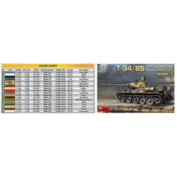 Mini art T-34/85 Czechoslovak Prod. Early Type. Interior Kit