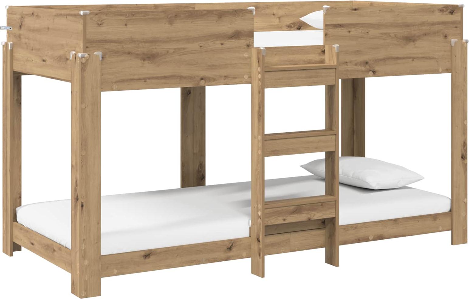 Etagenbett für Kinder Artisan-Eiche 80 x 200 cm Holzwerkstoff