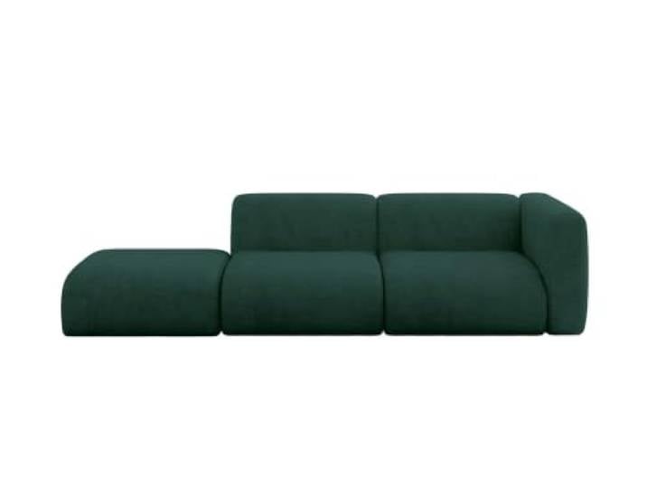 ALTDECOR Sofa Couchsofa MIRA-S3 296x89x70 - Grün Corner Sofa Bett Eckcouch Couch Wohnlandschaft Cauchsofa