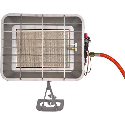 FIREFIX Heizstrahler "COMFORT 4,4 kW", grau (silber), B:24,4cm H:33,9cm T:11,6cm, Heizstrahler, gasbetrieben, Heizstrahler
