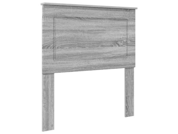 KTHLBRH Kopfteil Sonoma Grau 100 cm aus technischem Holz Verstellbares Design, Wandmontage, einfache Reinigung, vielseitiger Stil