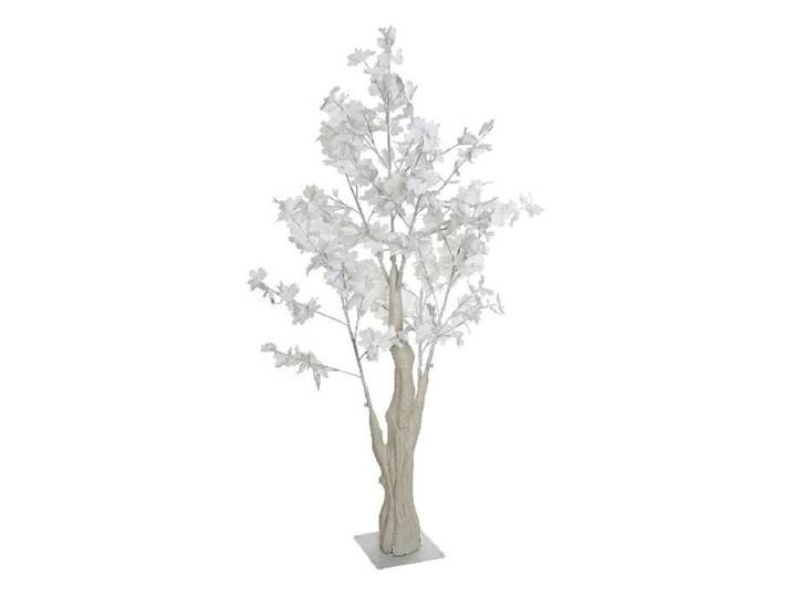 Arbre lumineux en pvc blanc 90x90x200 cm