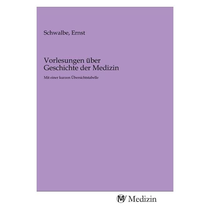 MV-Medizin Vorlesungen über Geschichte der Medizin (2020) (56148149)