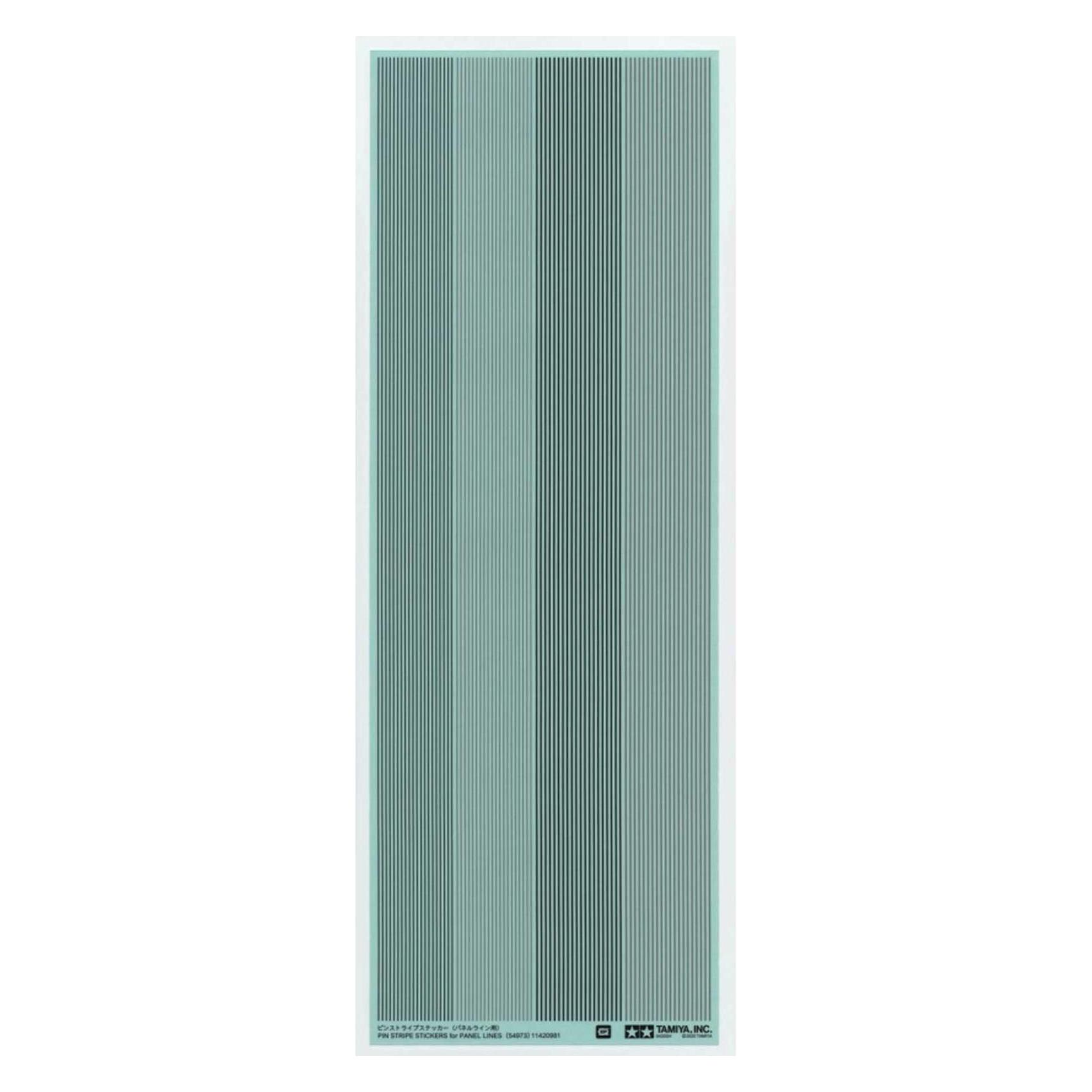 Tamiya Panel Line Pin Stripe Stickers (TAM 54973)