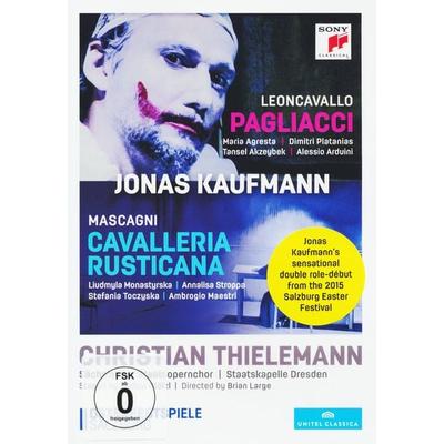 Mascagni - Cavalleria Rusticana/Leoncavallo - Pagliacci [2 DVDs] - Jonas Kaufmann,Sächsischer Staatsopernchor, DVD
