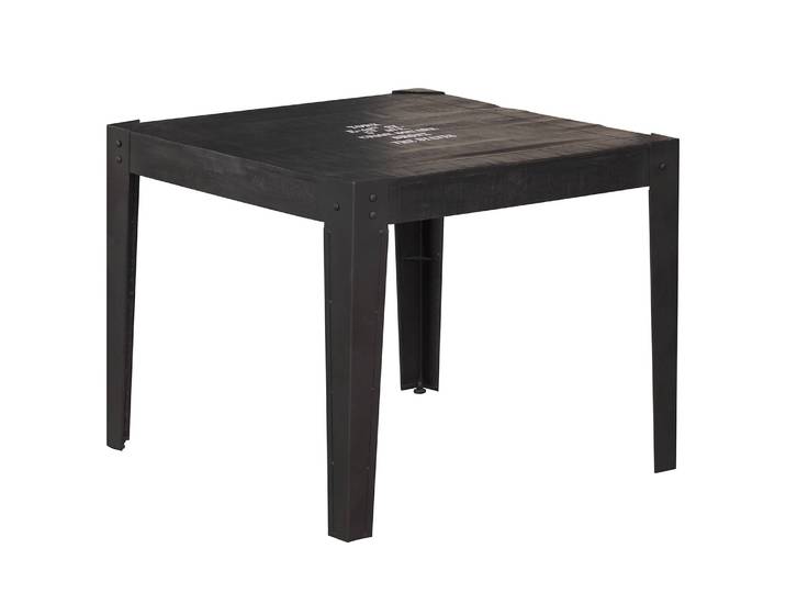 Table 90 x 90cm Noir/Noir
