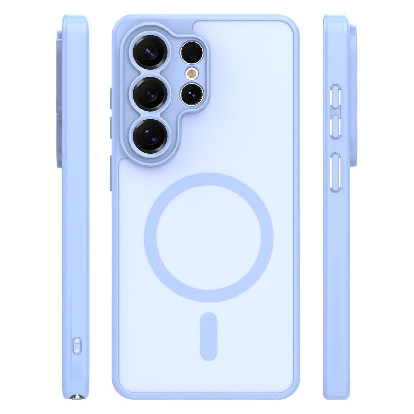 OEM Mag Matt-Hülle für Google Pixel 10 / 10 Pro, hellblau, mit grossem Loch (Google Pixel 10, Google Pixel 10 Pro) (72085412)