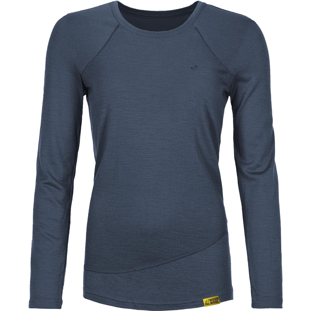 Grüezi Bag Woodwool Longsleeve Lady Chapel ocean cavern (4003) L 2350-4003-L