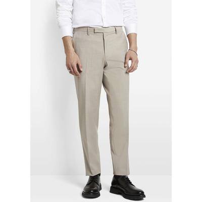 Anzughose CINQUE "CIMONOPOLI-H", Herren, Gr. 98, S-Gr, braun (hellbraun), Web, Obermaterial: 53% Polyester, 43% Schurwolle, 4% Elasthan, schmal lang, Hosen Anzughose, mit Paspeltaschen hinten, Schurwoll-Anteil