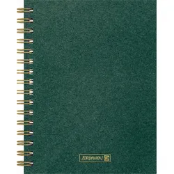 BRUNNEN Premium Wire Notizbuch DIN A5 punktkariert dunkelgrün