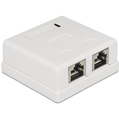 DeLOCK Netzwerk Dose 2xRJ45 LSA Cat.6