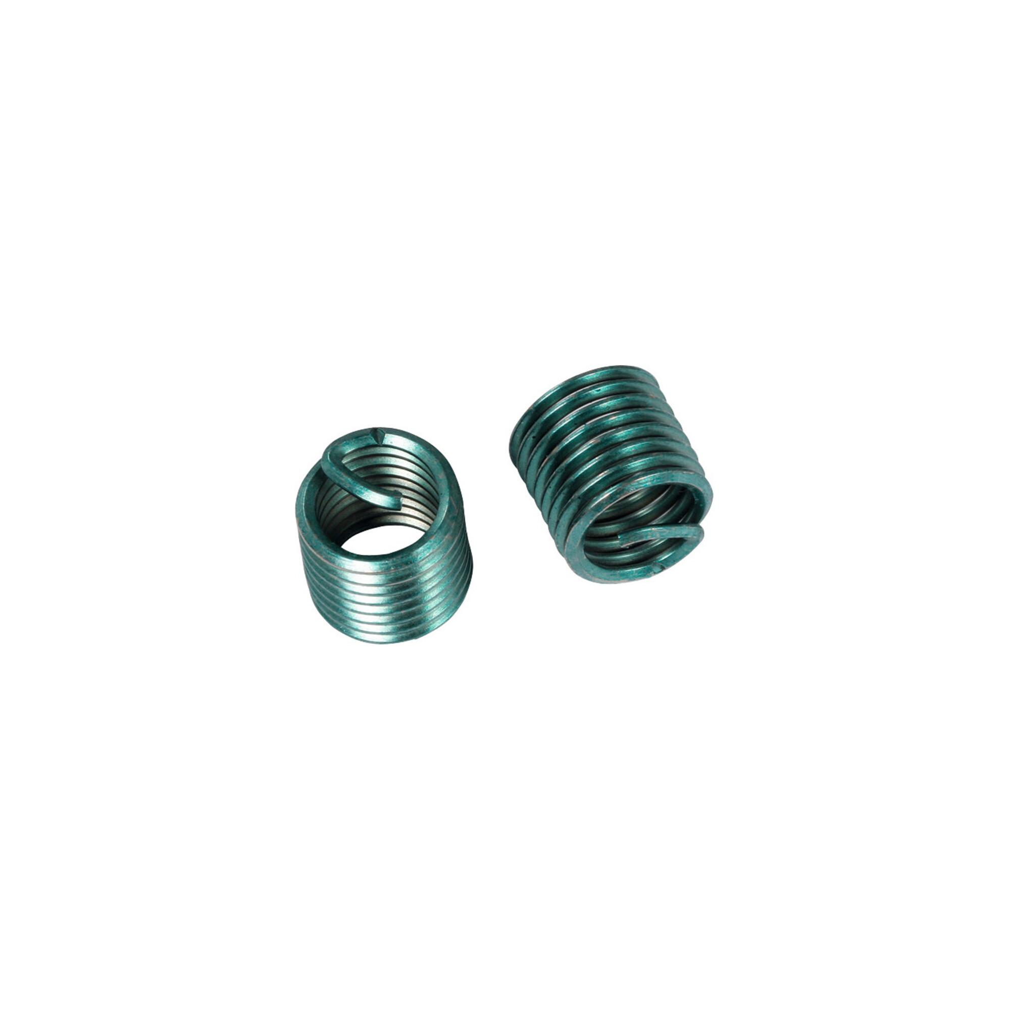Helicoil PLUS Gewindeeinsatz-Set für M6 Gewinde, 100-teilig, aus Edelstahl, 41300060009)