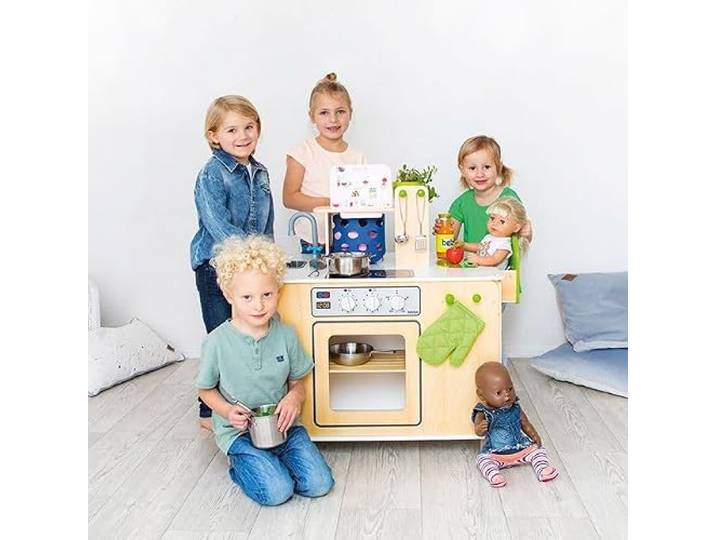 Beleduc Spielzeug Mobile Housekeeping Centre 4 in 1 Putzset.