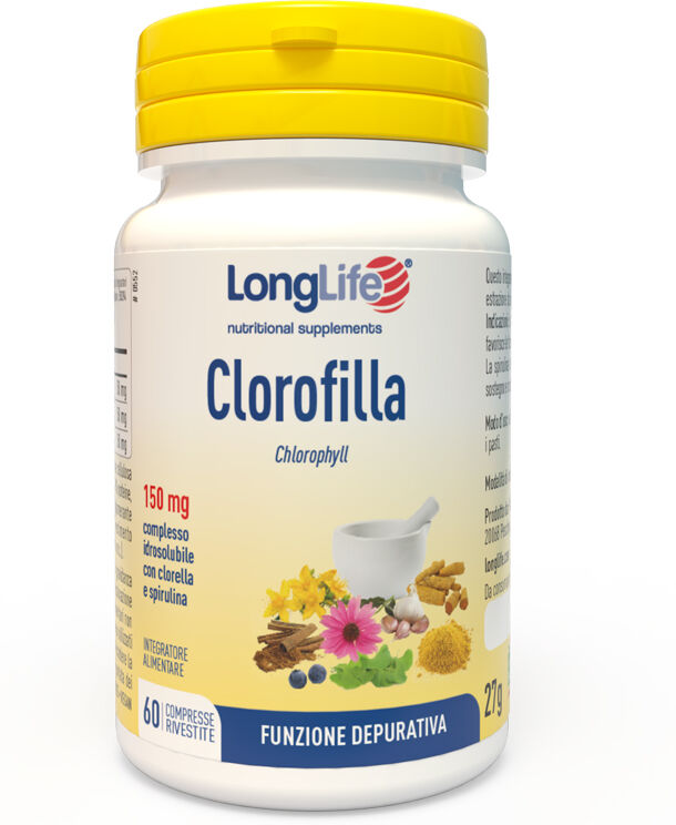 LONGLIFE Srl LongLife, Clorofilla, 60 Compresse