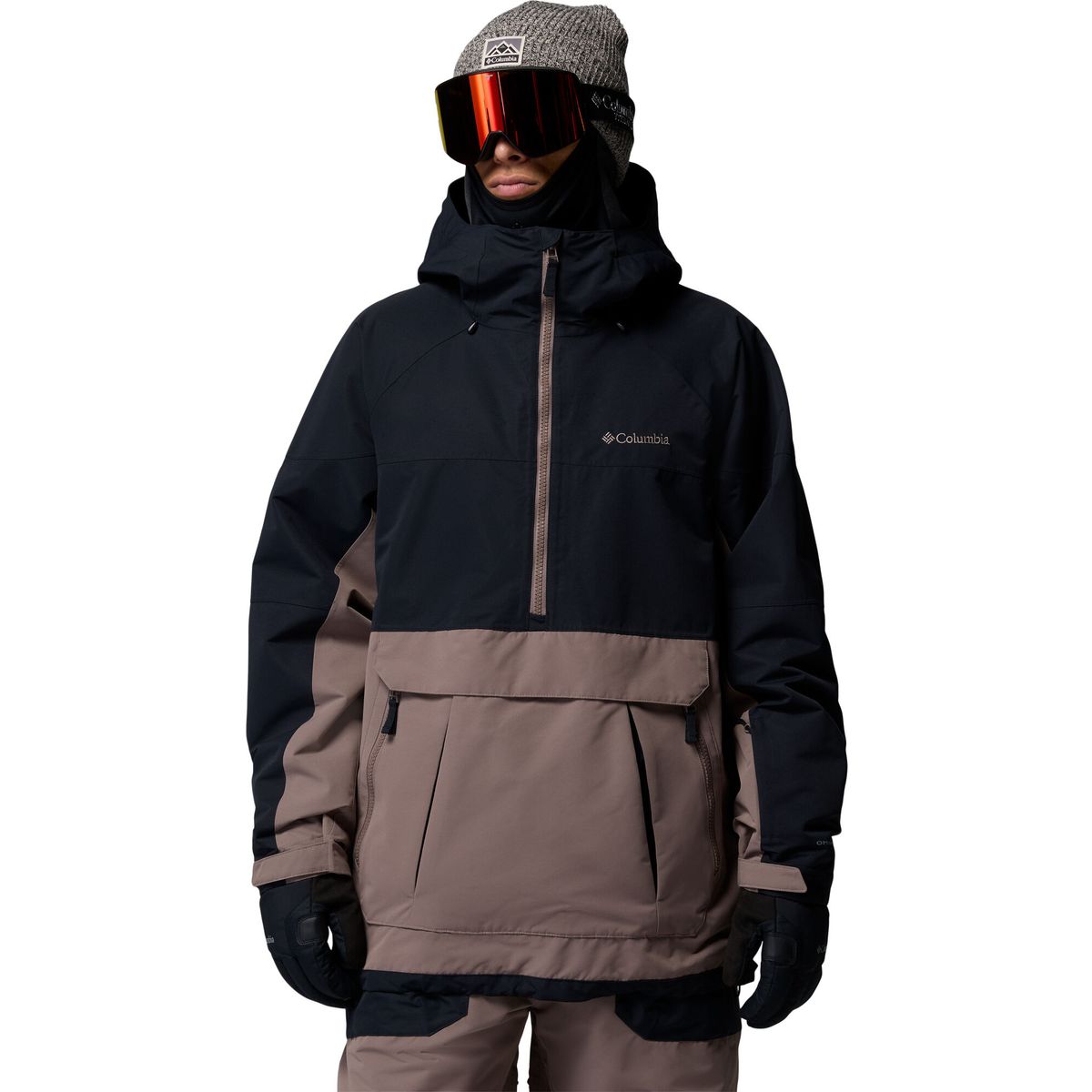 Columbia Men's Coreshot Shell Waterproof Ski Anorak iron, black (254) L 213399-2133991-254-L