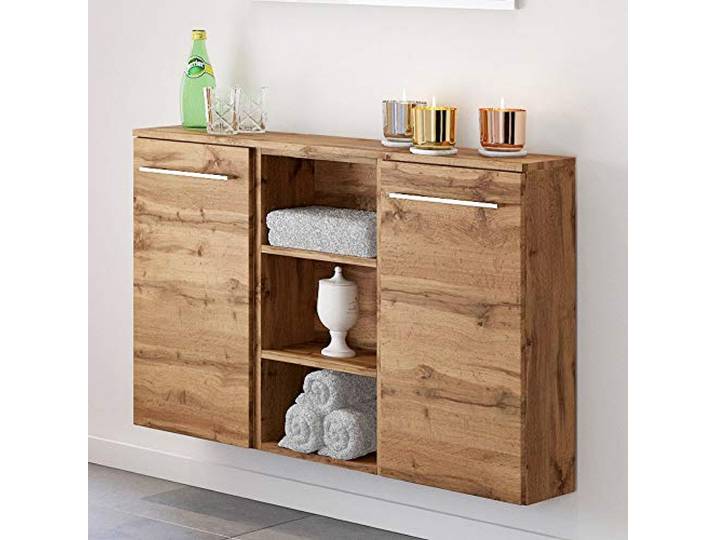 Lomadox Bad Sideboard in Wotaneiche Nb., B/H/T: ca. 90/66/20 cm