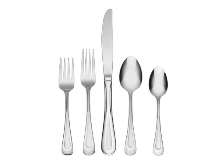 Oneida Satin-Sanddünen-Besteck, 45-teilig, mehrfarbig