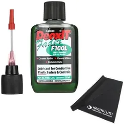 Caig DeoxIT Faderlube Pflegemittel F100L-L25C mit Tuch, Audio Zubehör, Grün
