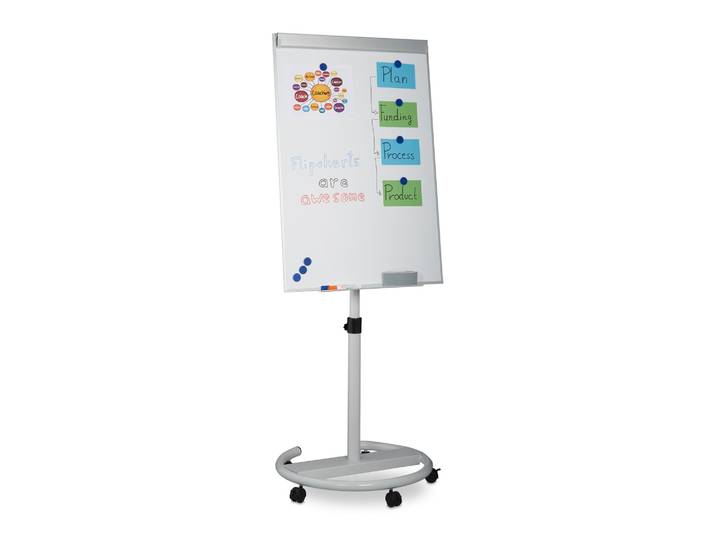 Flipchart mobil Weiss-Silber