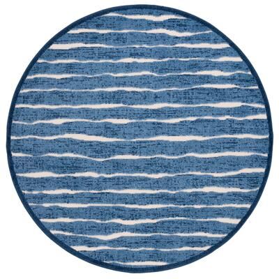 SAFAVIEH Cottage Hope Stripe Waterproof Patio Backyard Rug