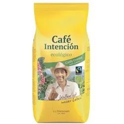 JJ.Darboven BIO-Kaffee »Café Intención ecológico - Crema Aromatico« Kaffeebohnen 1 kg braun
