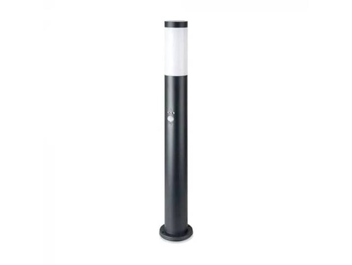 SILAMP Borne Extérieur Anthracite avec Détecteur 80cm pour Ampoule E27 IP44