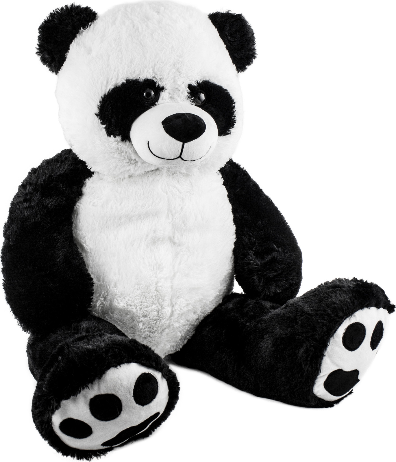 Brubaker XXL Panda knuffelbeer met Seni Seviyorum hart, pluche, 100 cm
