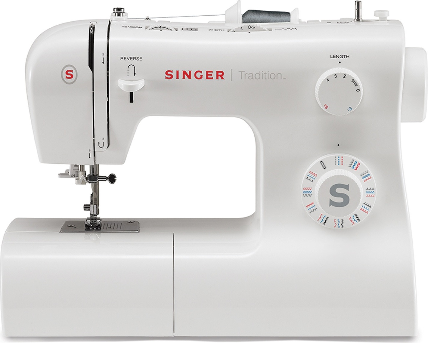 Singer Tradition 2282 Automatische naaimachine, Wit, Elektromechanisch
