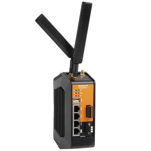 Weidmüller IE-SR-4GT-LTE/4G-USEMEA-M Router Integriertes Modem: LTE 10 / 100 / 1000MBit/s