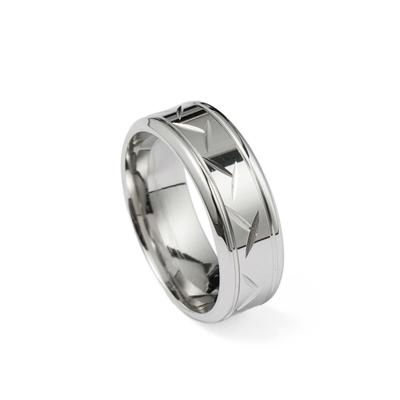 Trauring FIRETTI "Schmuck Geschenk Edelstahl Trauring Ehering Partnerring LIEBE" Gr. 60, silber (silberfarben), Fingerringe, Damen, 60, Edelstahl, 8mm, Trauring, Made in Germany