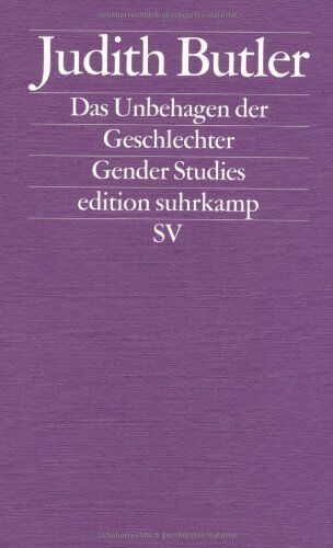 Judith Butler - Das Unbehagen der Geschlechter - Preis vom 11.10.2026 03:10:56 h