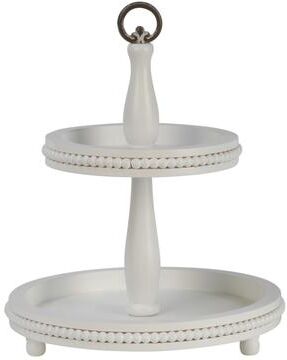 Tripar Round Tiered Wooden Beaded Stand