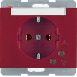 Berker 41527115 Steckdose SCHUKO Üspgsch. K.1/K.5 rot