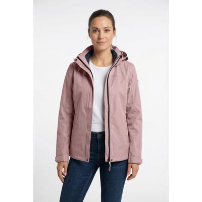 Funktionsjacke KILLTEC "KOS 133 WMN JCKT", Damen, Gr. 40, rosa (malve rose), Web, Obermaterial: 100% Polyester. Futter: 100% Polyester, normal, verstellbar mit Klettverschluss, Jacken Funktionsjacke, mit Kapuze, wasserdicht, winddicht, atmungsaktiv,...