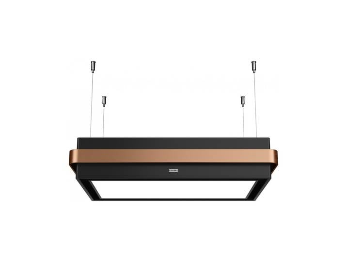FRANKE hotte suspendue MYTHOS MASTERPIECE (Noir mat / Anneau cuivre - Acier verni)