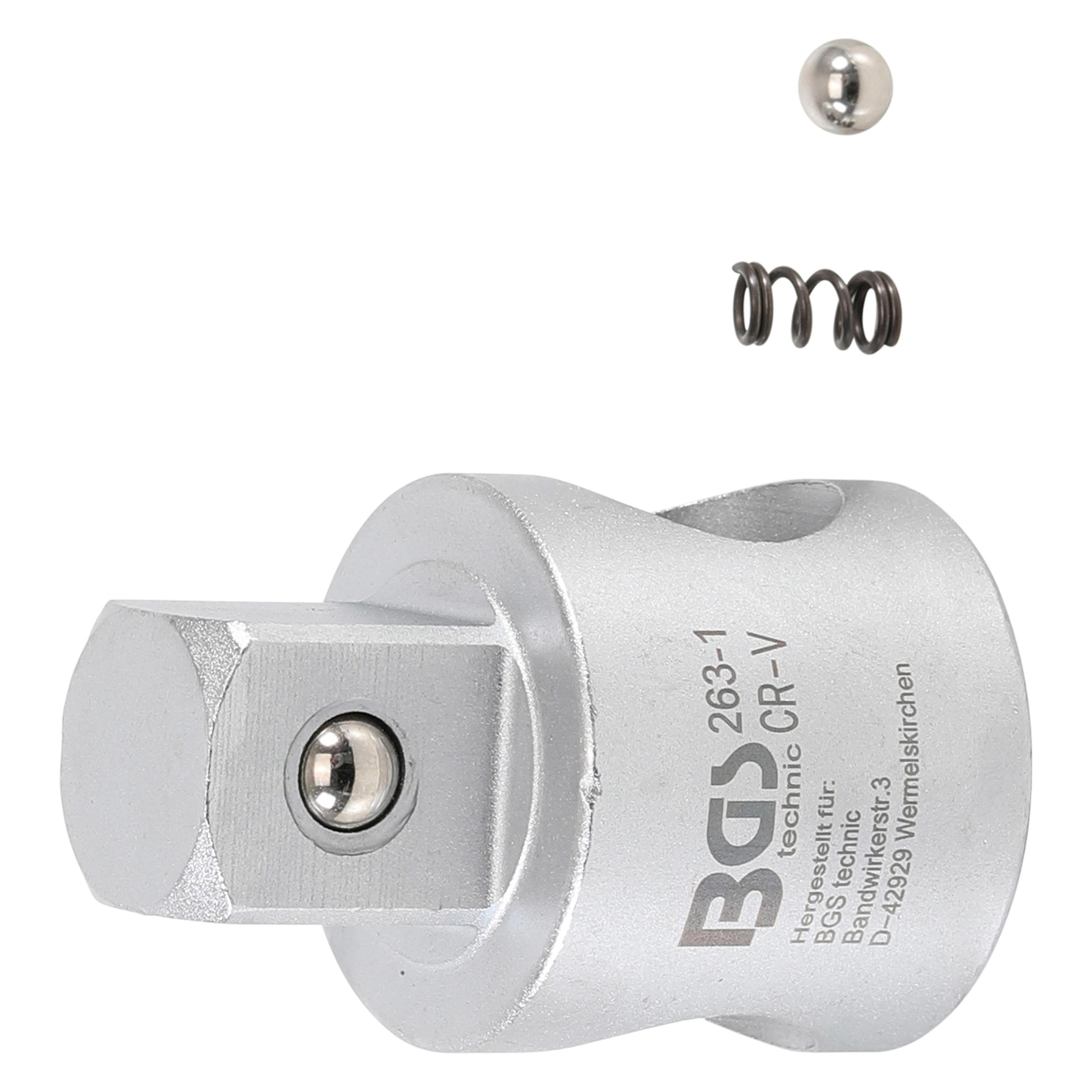 BGS Gleitgriff-Adapter für Verlängerungen Abtrieb Aussenvierkant 20 mm (3/4") (263-1)