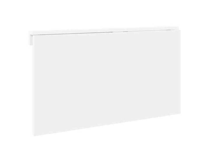 Table murale pliable Blanc brillant 100x60x56cm Bois ingénierie_2 ans garantie_27078