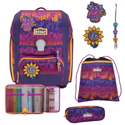Scout Genius Schulranzen-Set 4tlg