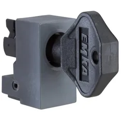 Schneider Electric NSYINDB31 PanelSeT SF/SM-Profileinsatz, Schloss mit 3-mm-Doppelbart