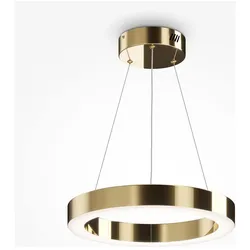 Maytoni, Pendelleuchte, Saturno LED Pendelleuchte, Hängeleuchte 36W Messing Neutralweiss (2500 lm)
