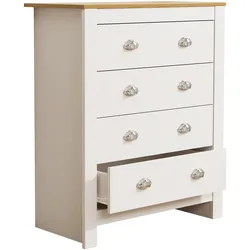 VCM, Kommode + Sideboard, Kommode Sideboard Schublade Balusa XL (79 x 40 x 95 cm)