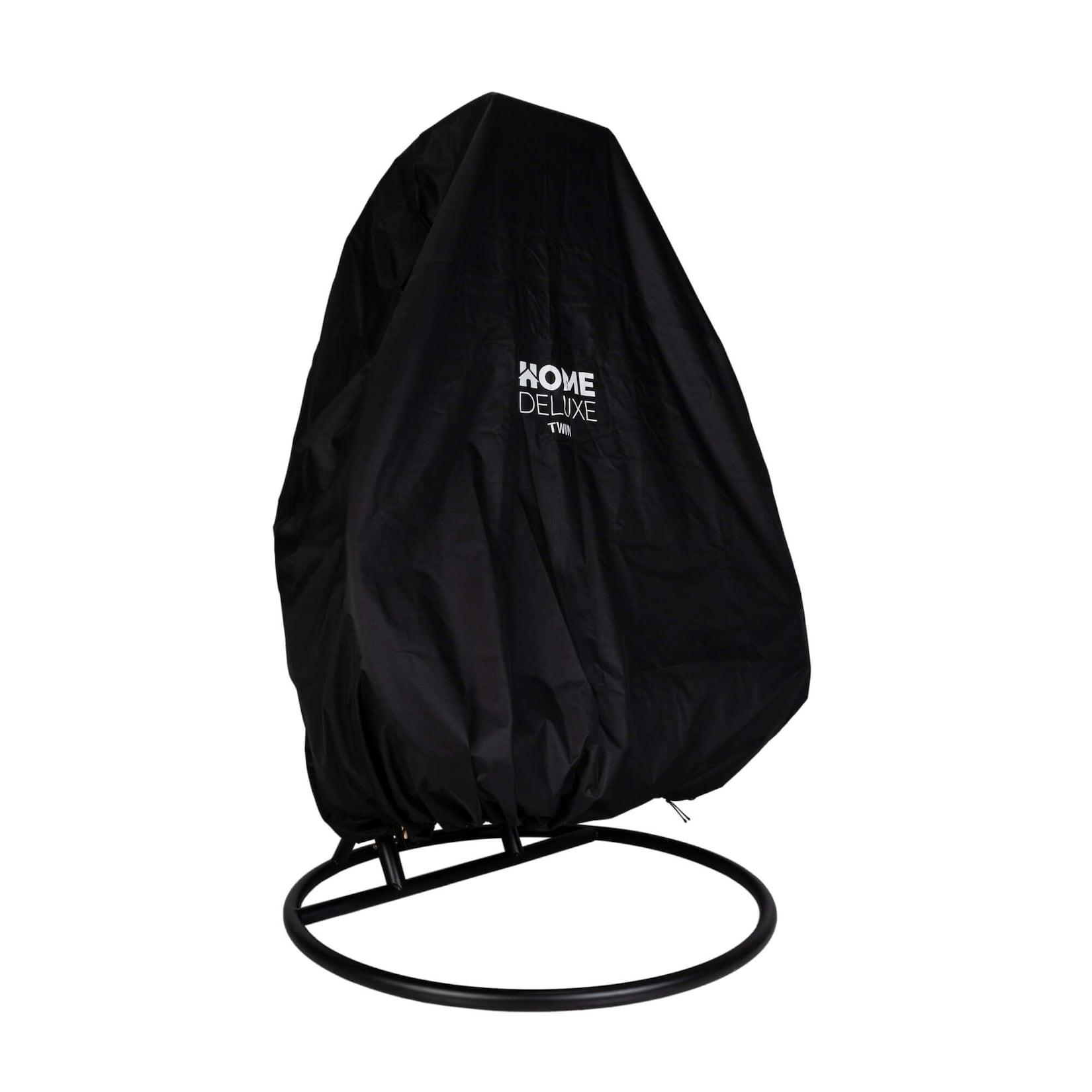 HOME DELUXE Regenabdeckung für Hängesessel CAPE TWIN - Braun