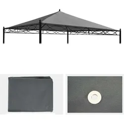 MCW, Pavillon Zubehör, Pavillon-Ersatzdach Calpe 3x3-E (372.28 cm, 569.28 cm)