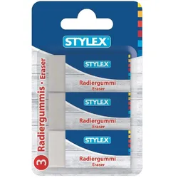 Stylex, Korrekturmittel, Radiergummis 3 St. Auf Blisterkarte