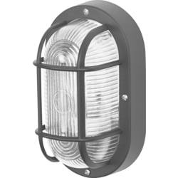 OSRAM HOMELIGHTING Bulkhead Essential Oval E27 Black 4058075845589 Deckenleuchte, Wandleuchte E27 Schwarz