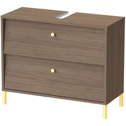 Tchibo - Waschbeckenunterschrank »Cottage« - 80,2x33x64,7cm - gold -