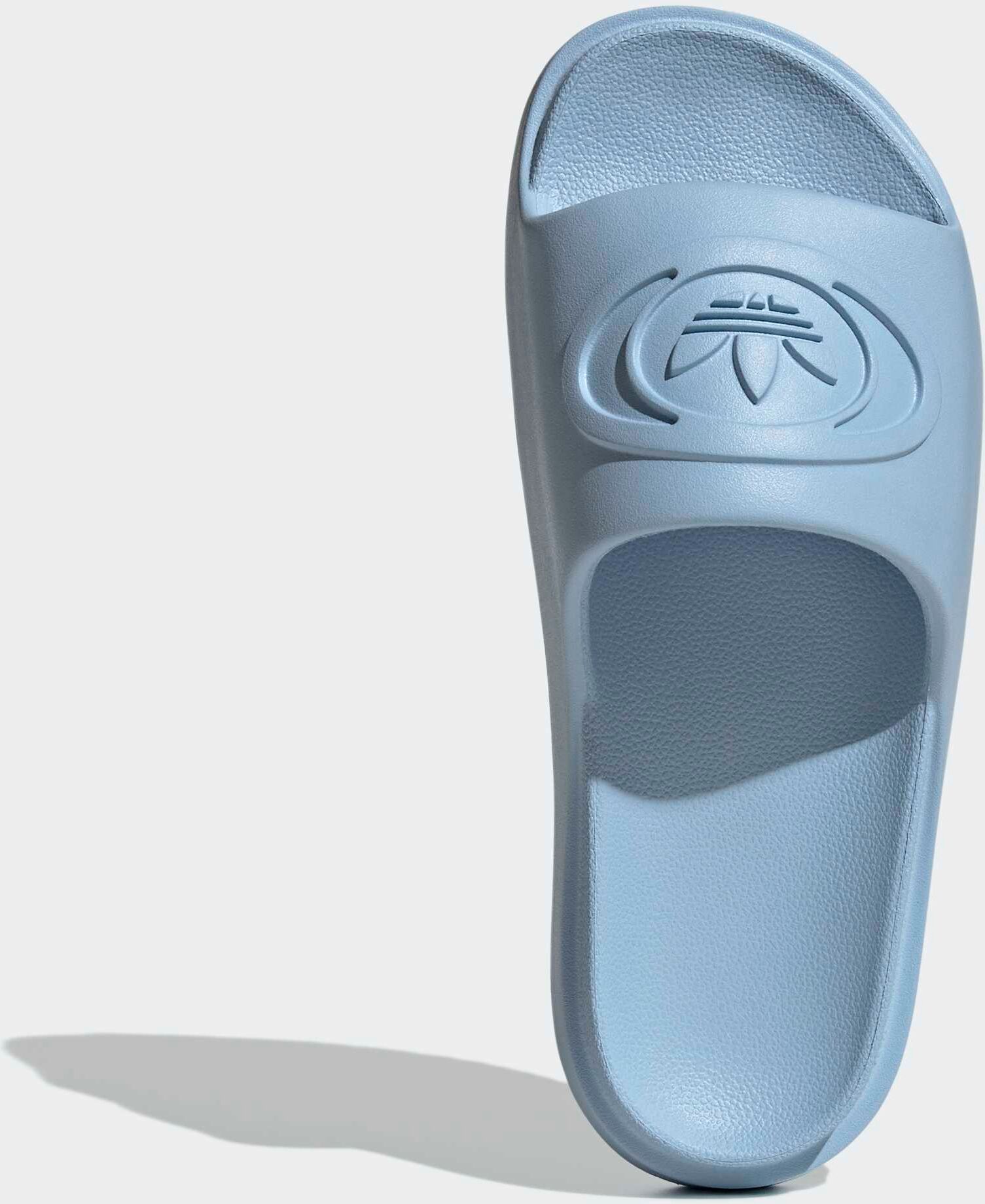 Badesandale ADIDAS ORIGINALS "CAMPUS 00S SLIDES", Damen, Gr. 38, blau (clear sky, clear sky, clear sky), Synthetik, Schuhe Badesandale, Badelatschen