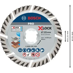 BOSCH Trennscheibe X-LOCK Standard for Universal